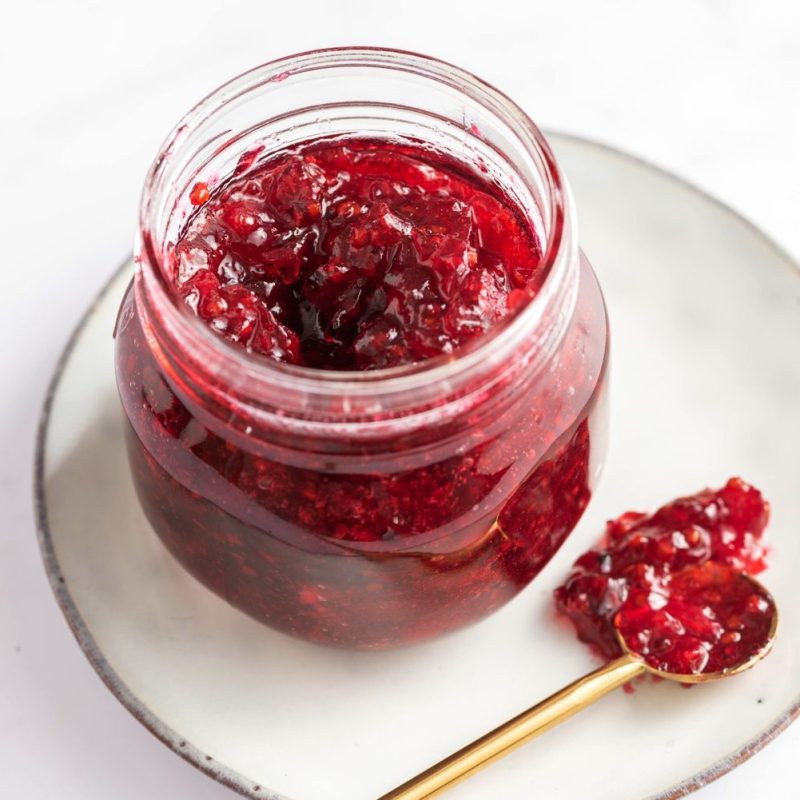 akher gur strawberry jam
